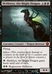 Magic Card: Skithiryx, the Blight Dragon