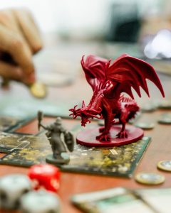 Miniature Dragon on a Table