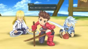 Tales of Symphonia Characters Kneeling