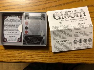 Gloom Box and Rule Sheet